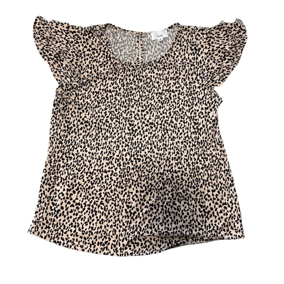 Fyve Leopard Print Blouse Size Medium - Picture 1 of 5